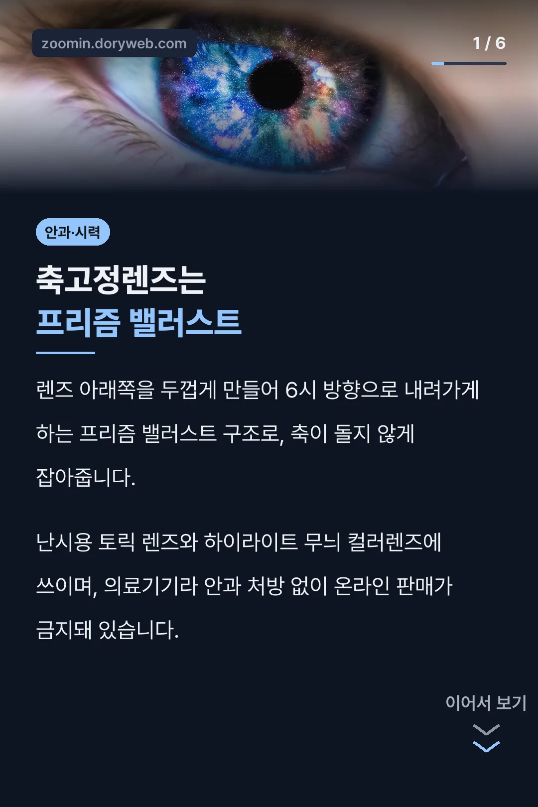 축고정렌즈는 프리즘 밸러스트