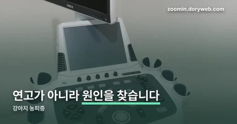 강아지 농피증 정리 썸네일