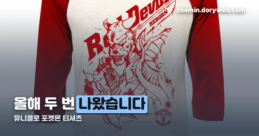 유니클로 포켓몬 티셔츠 — 30주년 컬렉션 두 번 나왔습니다