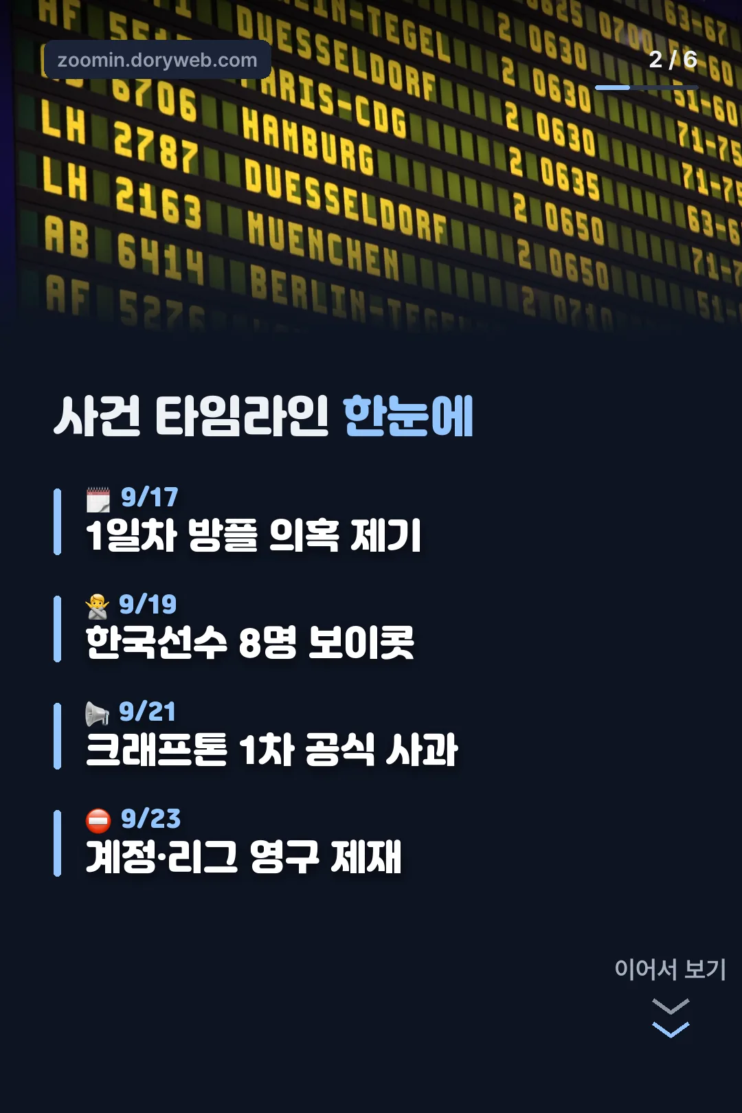 사건 타임라인