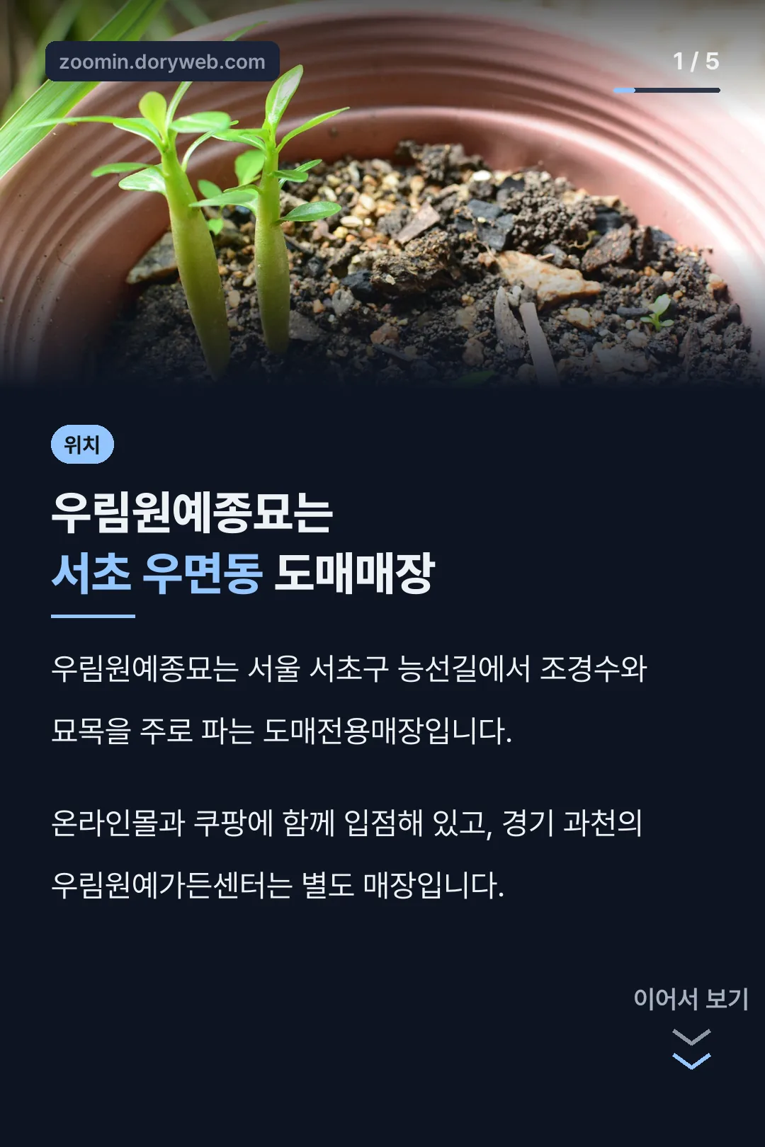 우림원예종묘 위치 안내